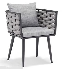 Modern Braided Accent Chair