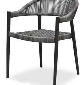Minimalist Woven Bistro Chair